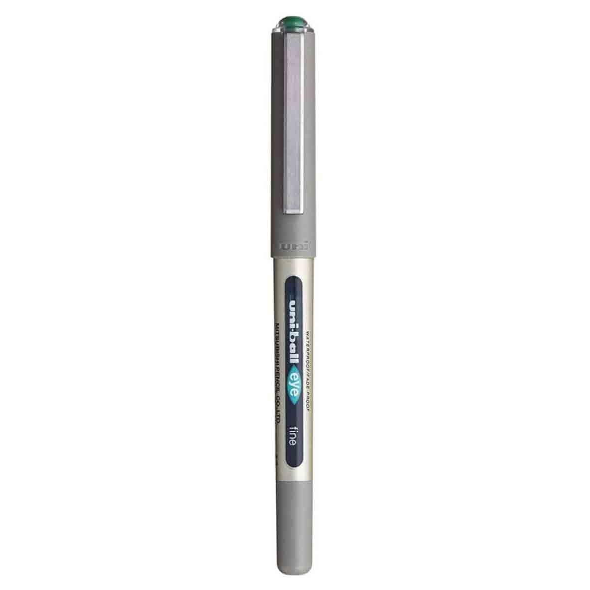 Uni-Ball 0.7mm Eye Liquid Ink Fine Roller Green Ball Pen
