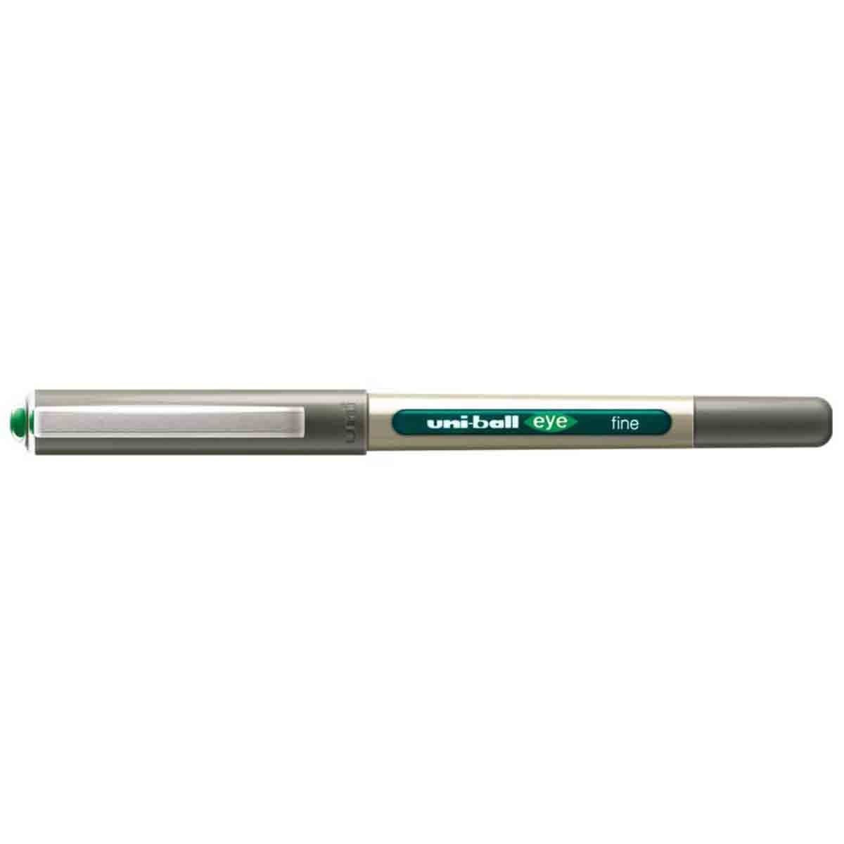 Uni-Ball 0.7mm Eye Liquid Ink Fine Roller Green Ball Pen