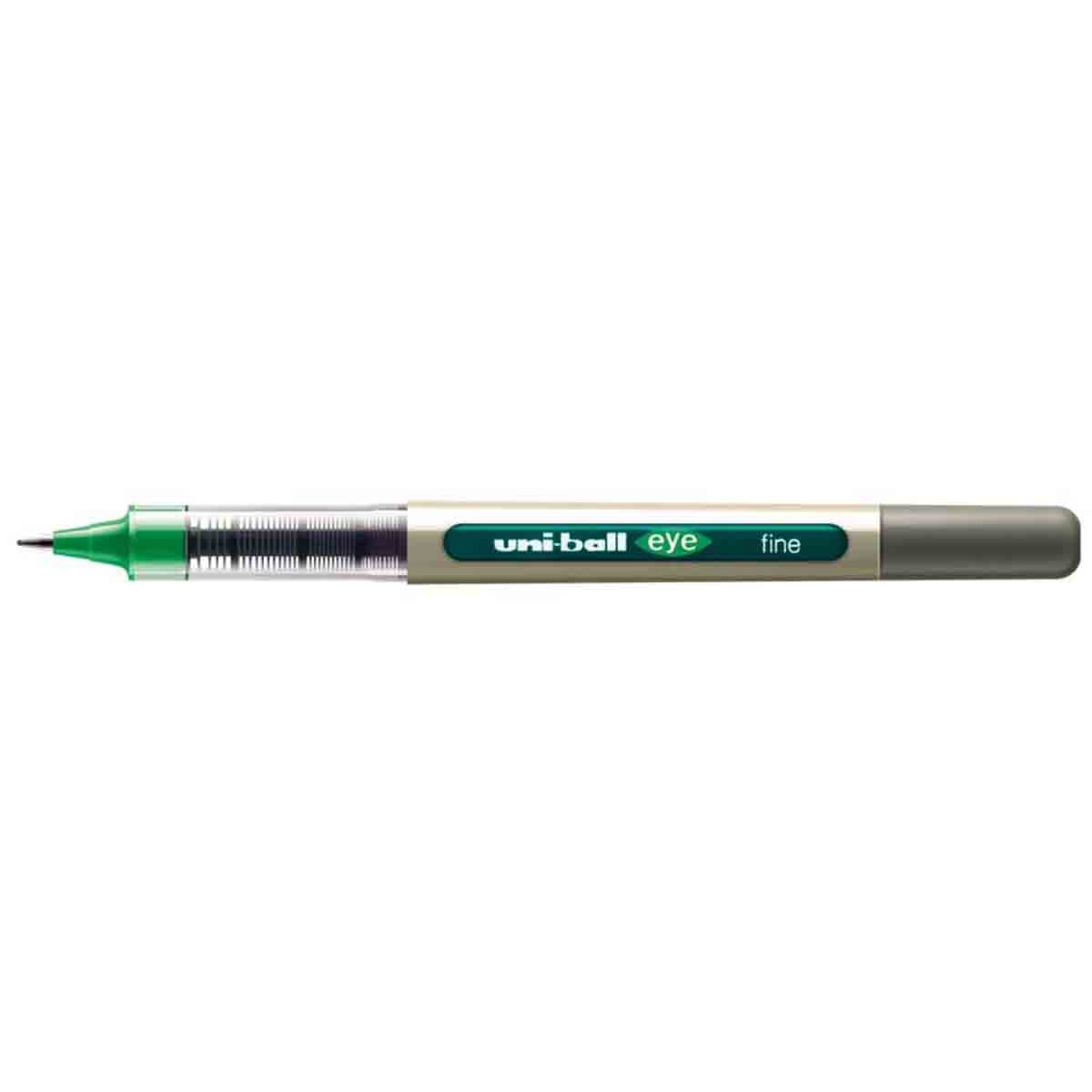 Uni-Ball 0.7mm Eye Liquid Ink Fine Roller Green Ball Pen