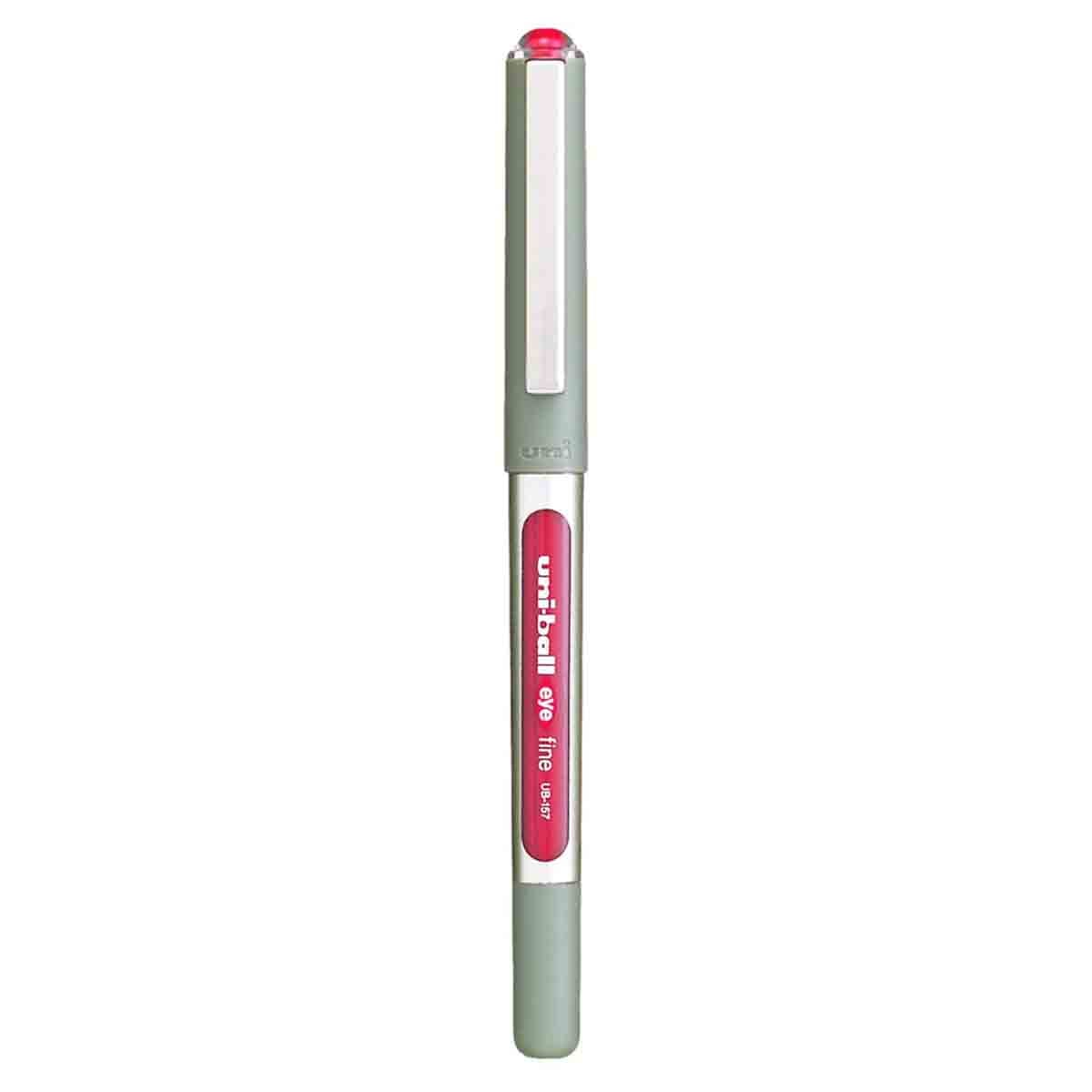 Uni-Ball 0.7mm Eye Liquid Ink Fine Roller Red Ball Pen