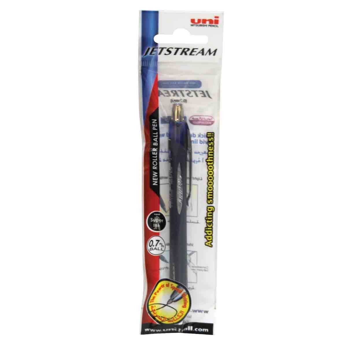Uni-Ball 0.7mm Jetstream Retractable Roller Blue Ball Pen