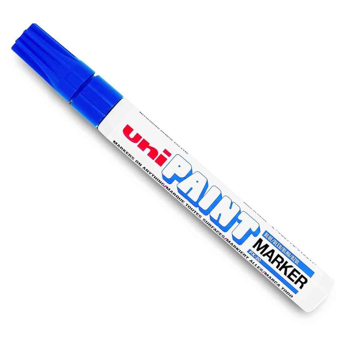 Uni-Ball MI-PX20-01BE Blue Bullet Paint Marker