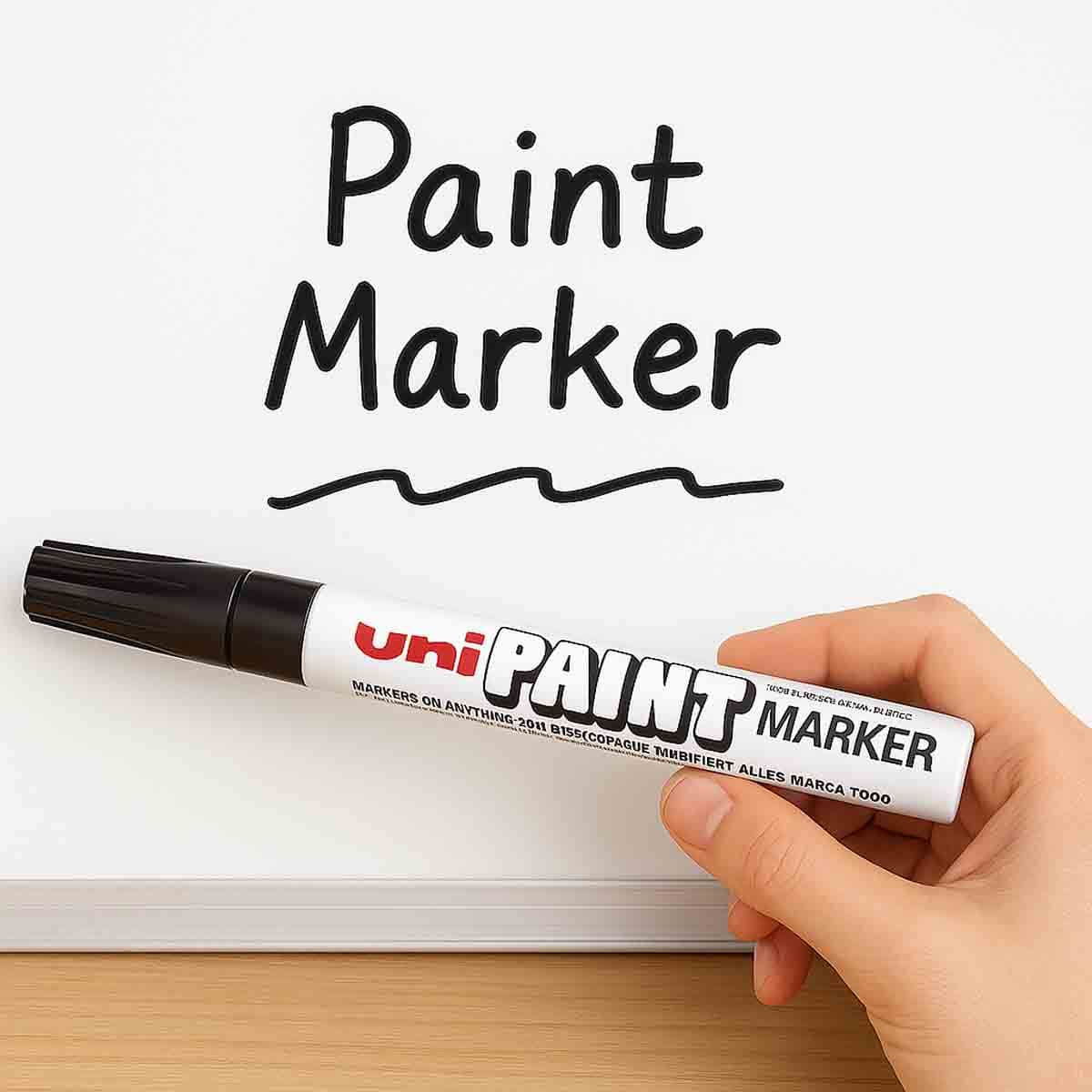 Uni-Ball MI-PX20-01BK Black Bullet Paint Marker