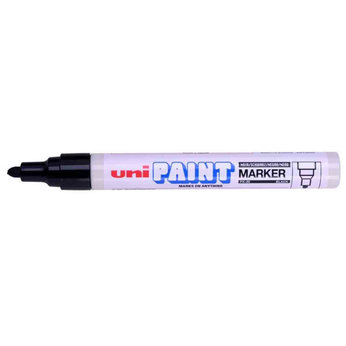 Uni-Ball MI-PX20-01BK Black Bullet Paint Marker