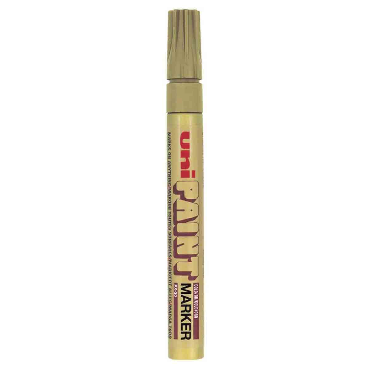 Uni-Ball MI-PX20-01GD Gold Bullet Paint Marker