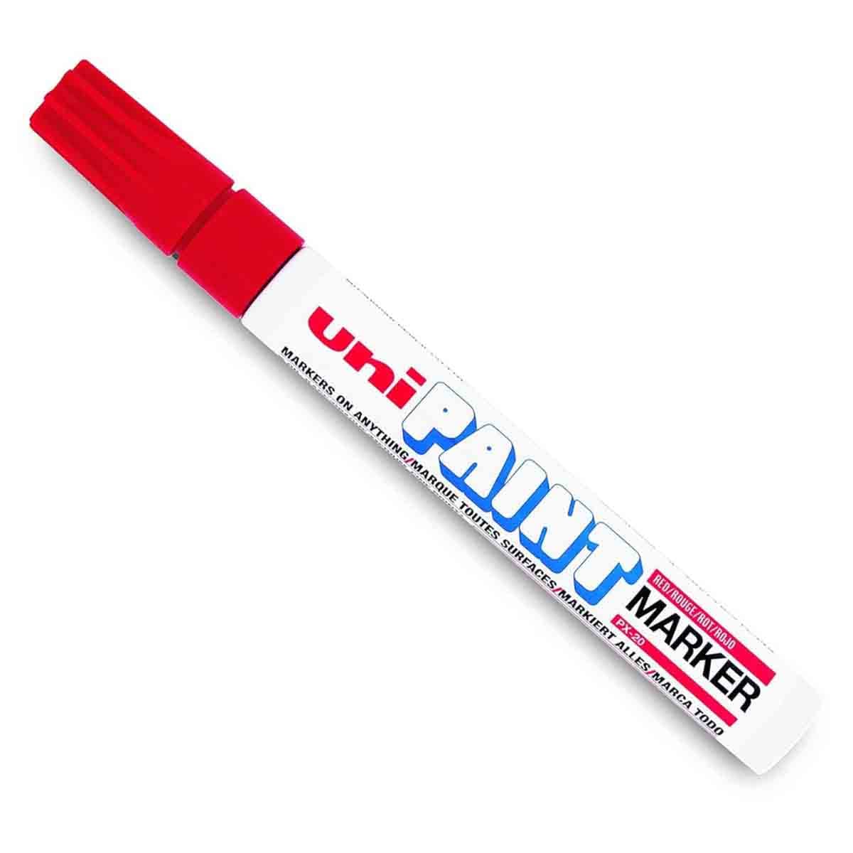 Uni-Ball MI-PX20-01RD Red Bullet Paint Marker