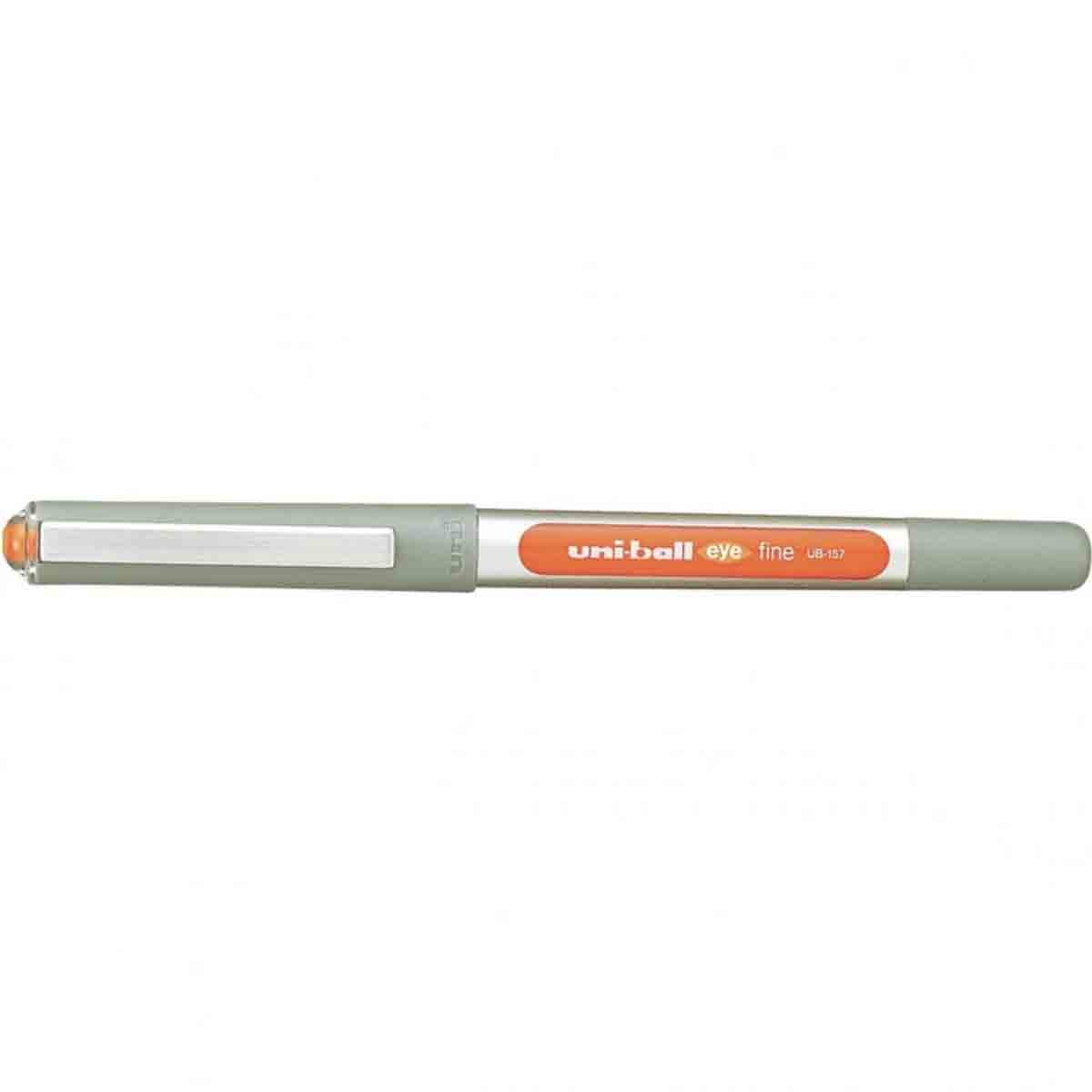 Uni-Ball MI-UB157-06COL 0.7mm Eye Fine Tip Roller Ball Pen, Pack of 6