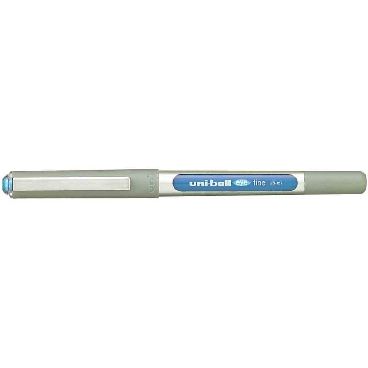 Uni-Ball MI-UB157-06COL 0.7mm Eye Fine Tip Roller Ball Pen, Pack of 6