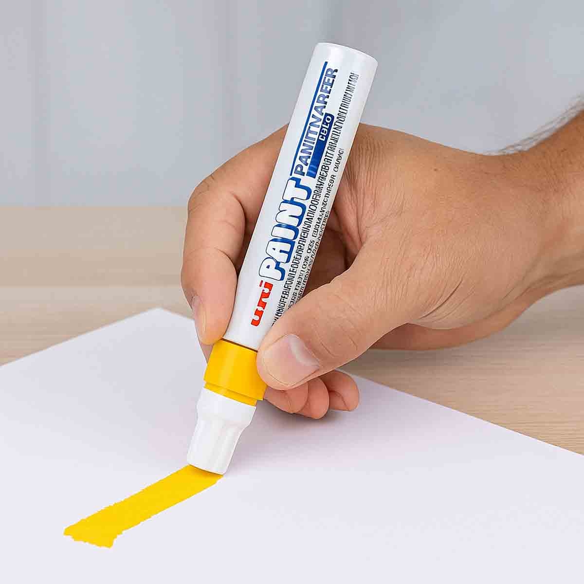 Uni-Ball Yellow Bullet Paint Marker
