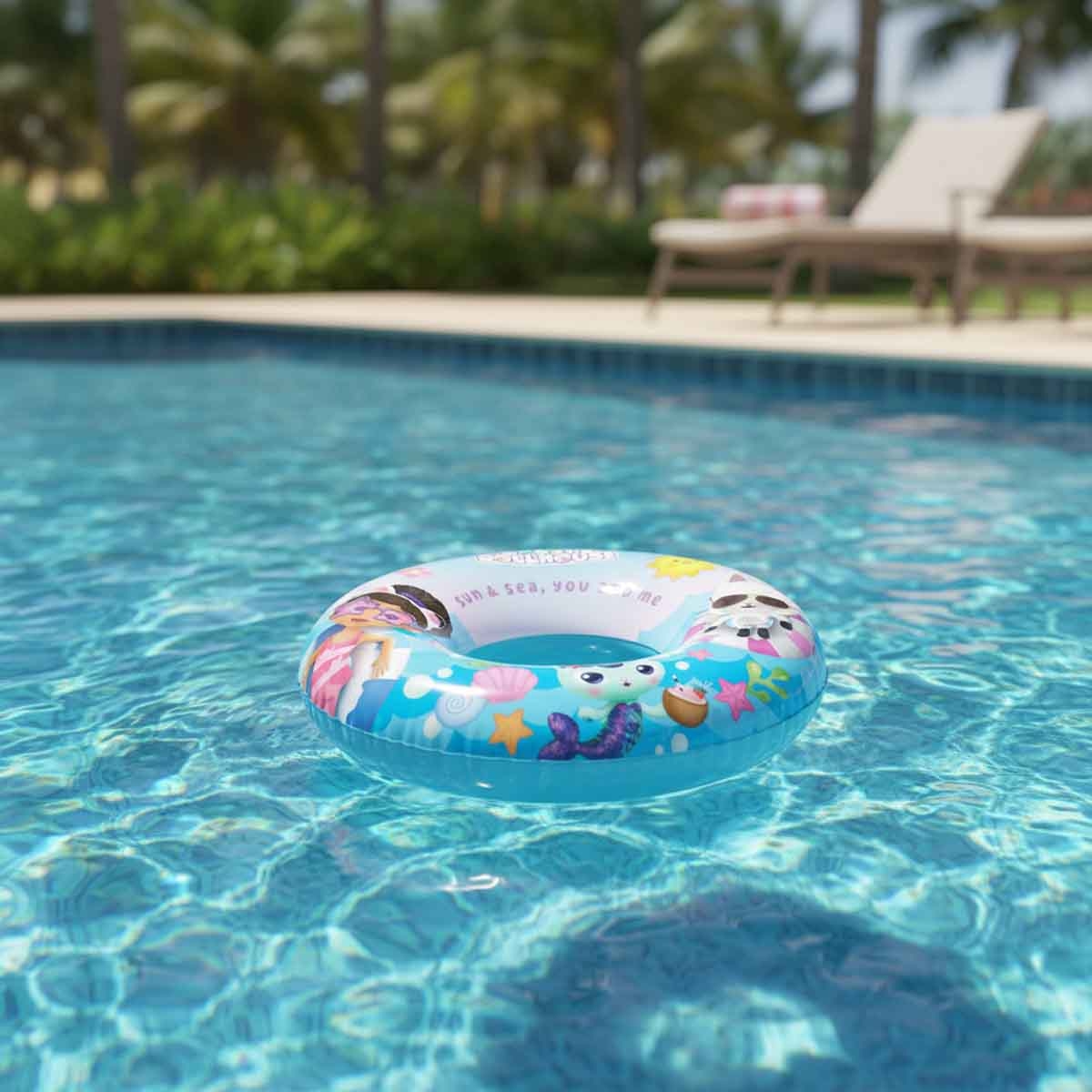 Gabby's Dollhouse Swim Ring Girls, 3-4 Years