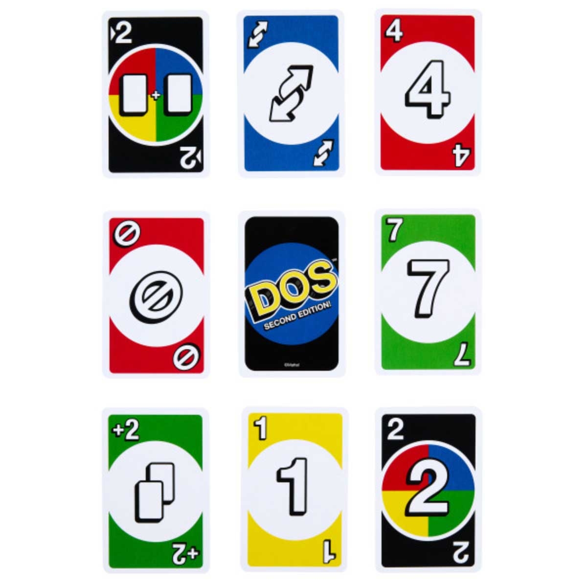 Uno Dos Refresh Card Game Unisex, 8-10 Years