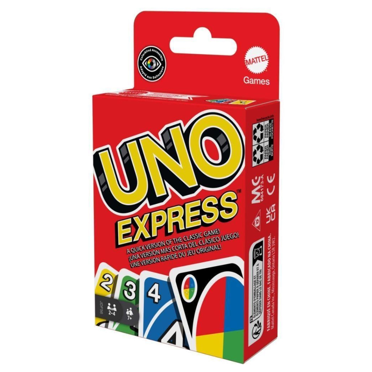 UNO Express Card Game Unisex, 8-10 Years