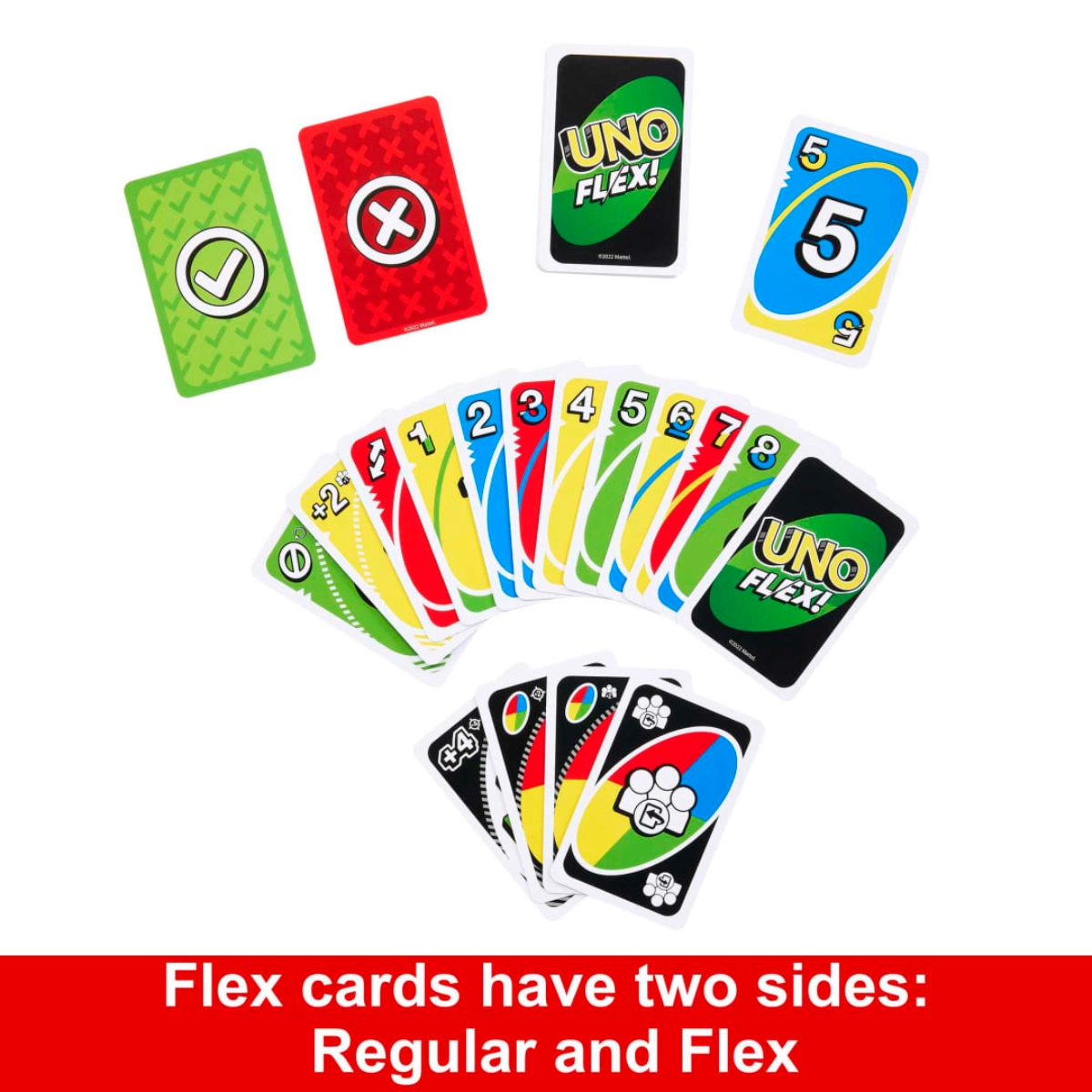 UNO Flex Card Game Unisex, 8-10 Years