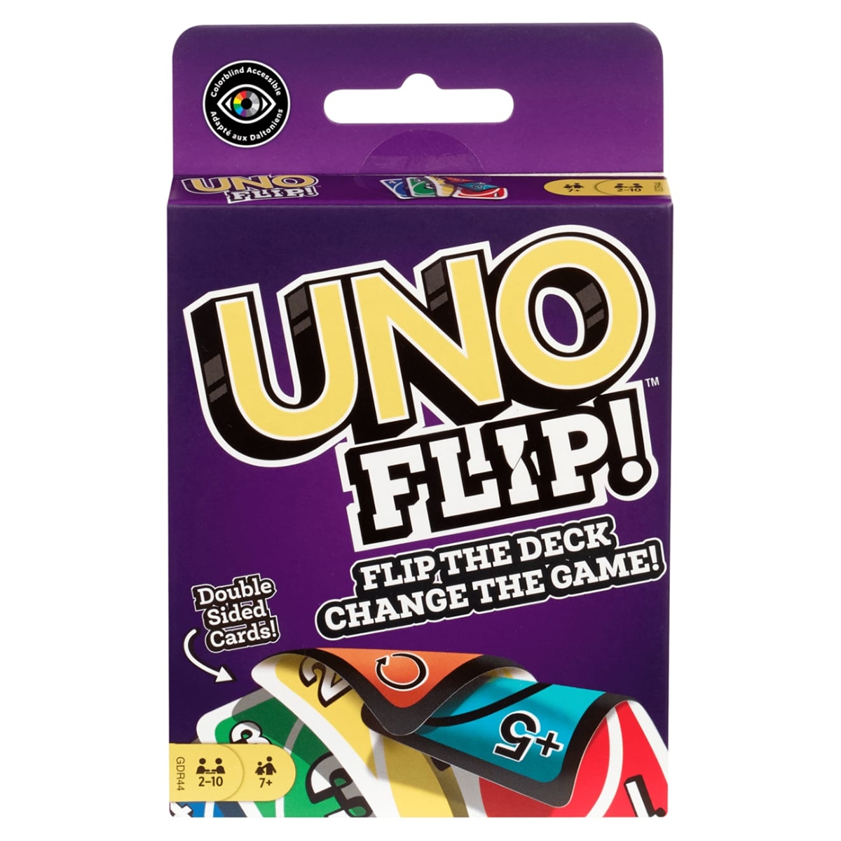 UNO Flip Side Card Game Unisex, 8-10 Years