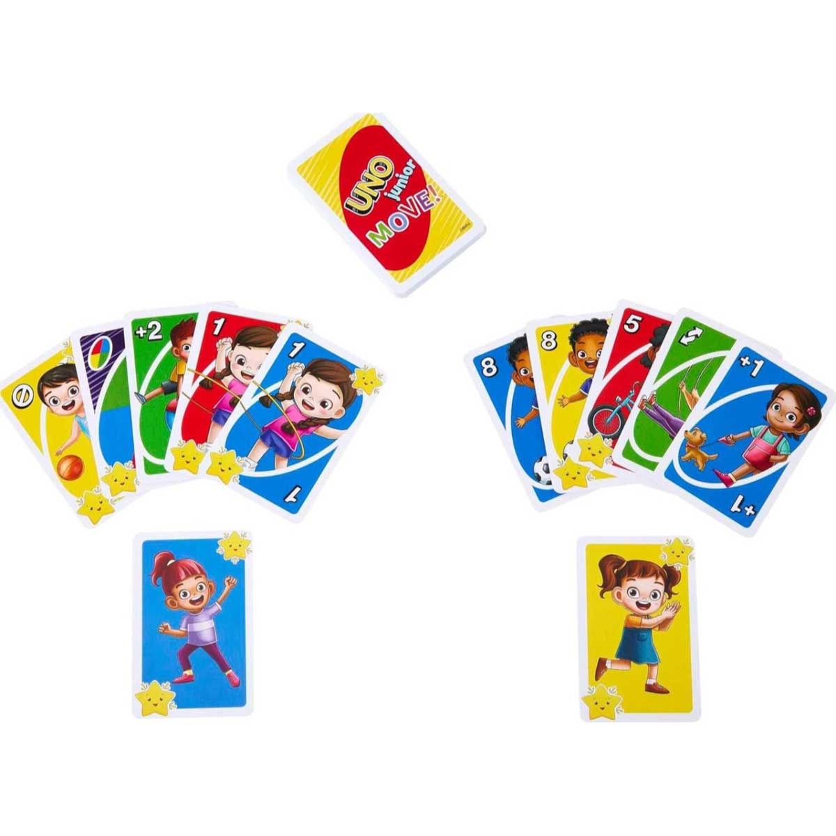 Uno Junior Move Card Game Unisex, 3-4 Years