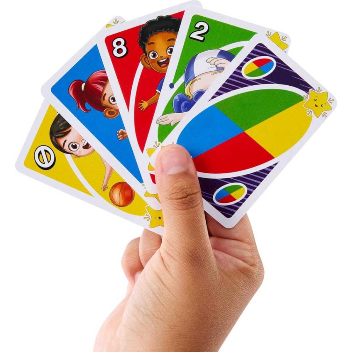 Uno Junior Move Card Game Unisex, 3-4 Years