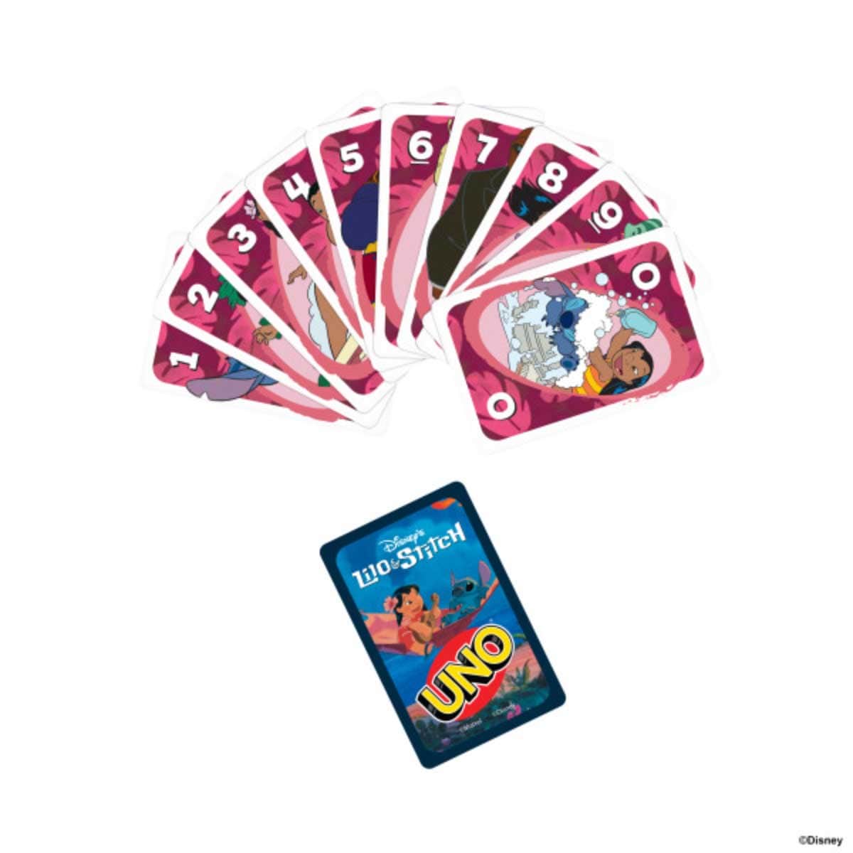 Uno Lilo & Stitch Card Game Unisex, 8-10 Years