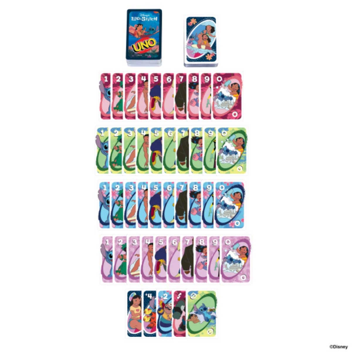 Uno Lilo & Stitch Card Game Unisex, 8-10 Years