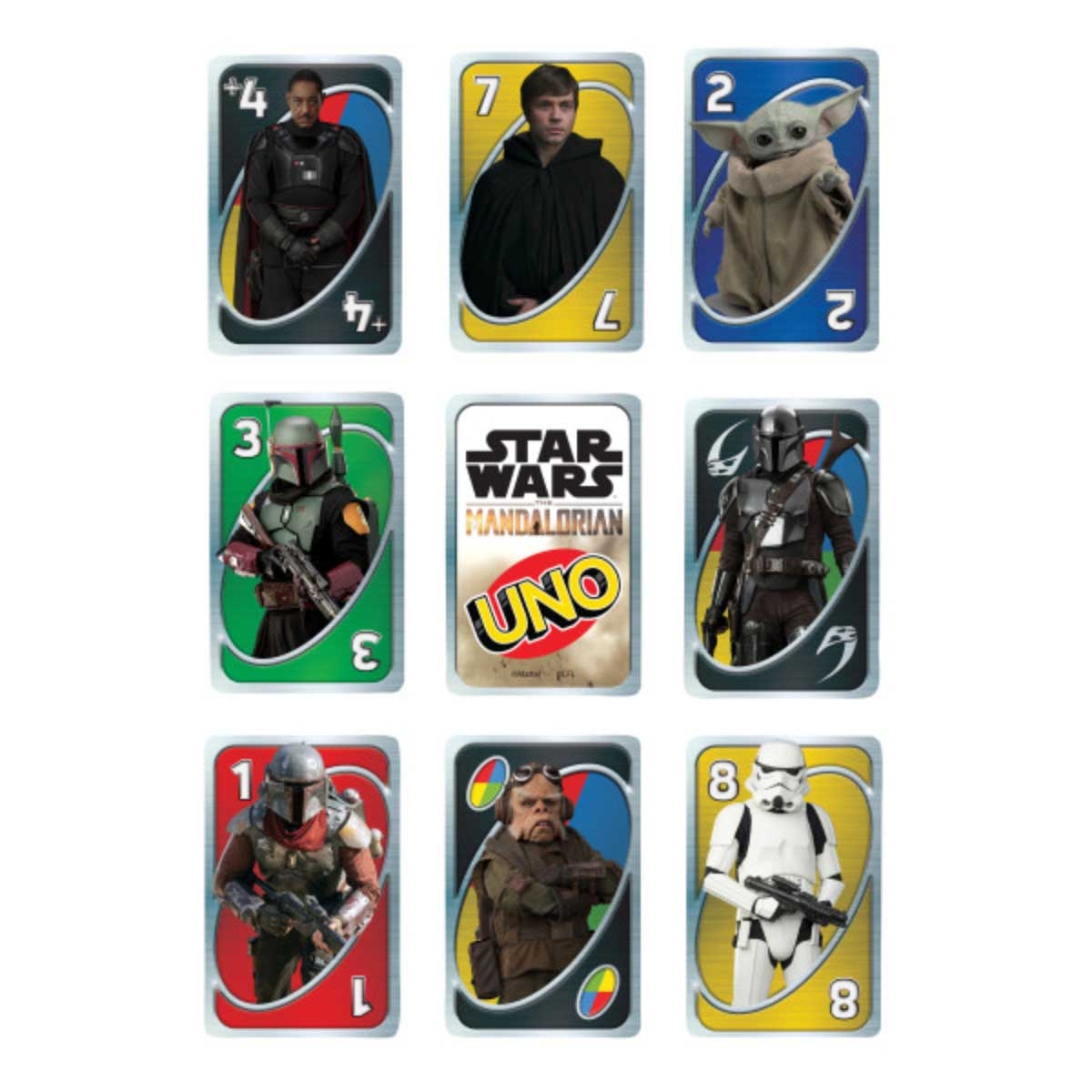 Uno Mandalorian Card Game Unisex, 8-10 Years