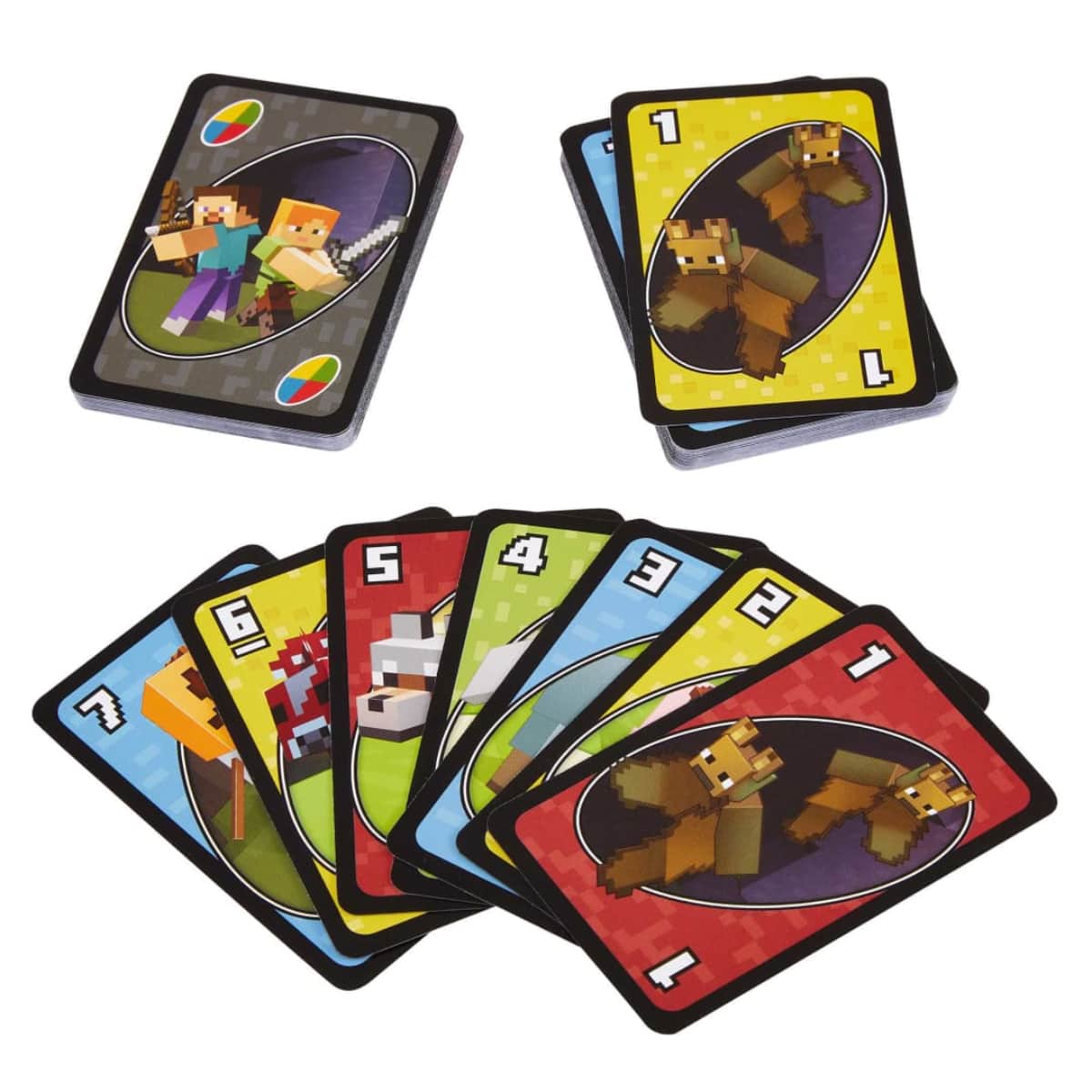 UNO Minecraft Card Game Unisex, 8-10 Years