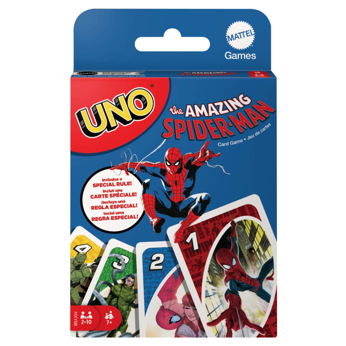 UNO Spider-Man Card Game Unisex, 8-10 Years