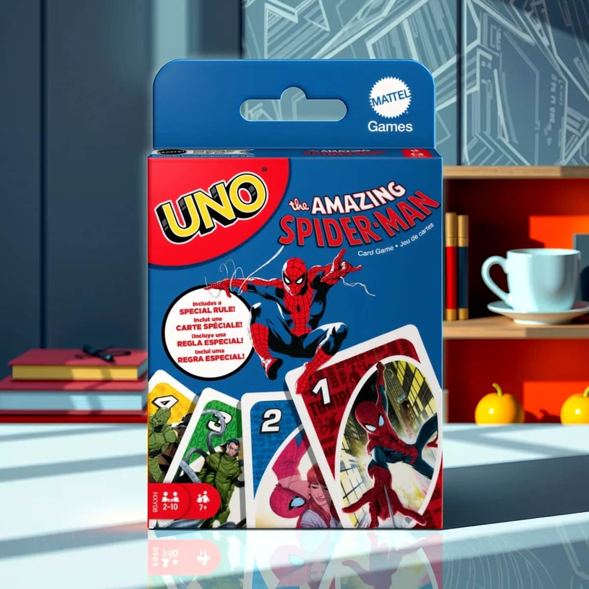 UNO Spider-Man Card Game Unisex, 8-10 Years