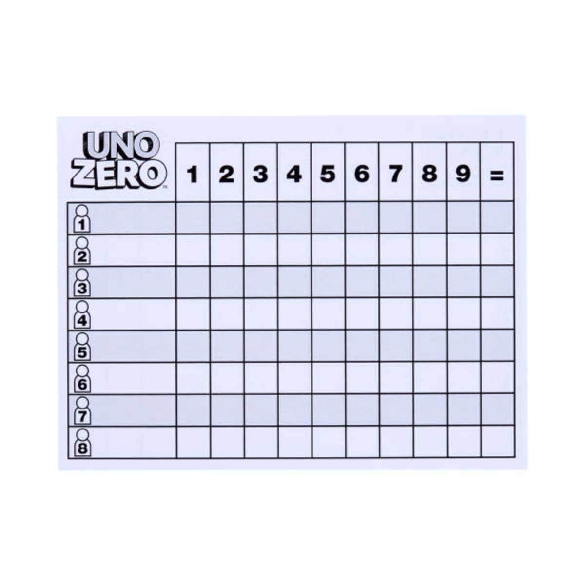 Uno Zero Card Game Unisex, 8-10 Years