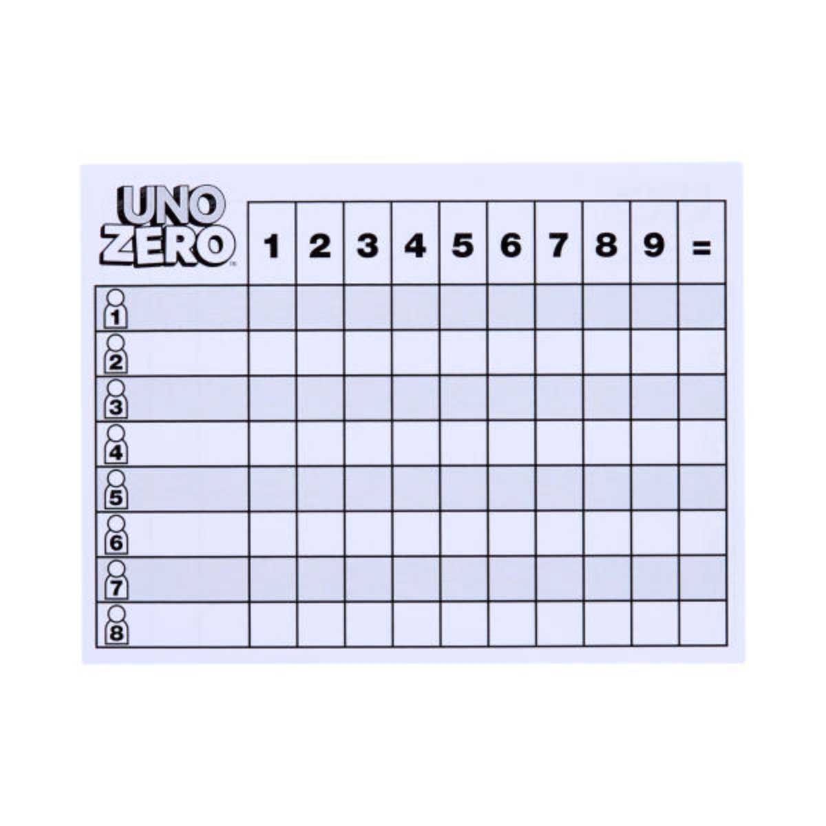 Uno Zero Card Game Unisex, 8-10 Years