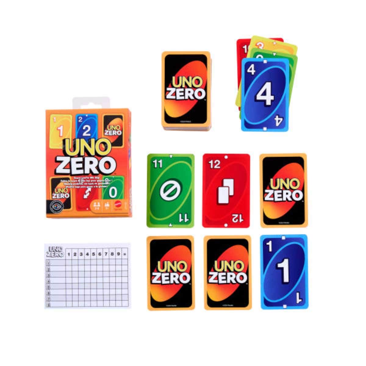 Uno Zero Card Game Unisex, 8-10 Years
