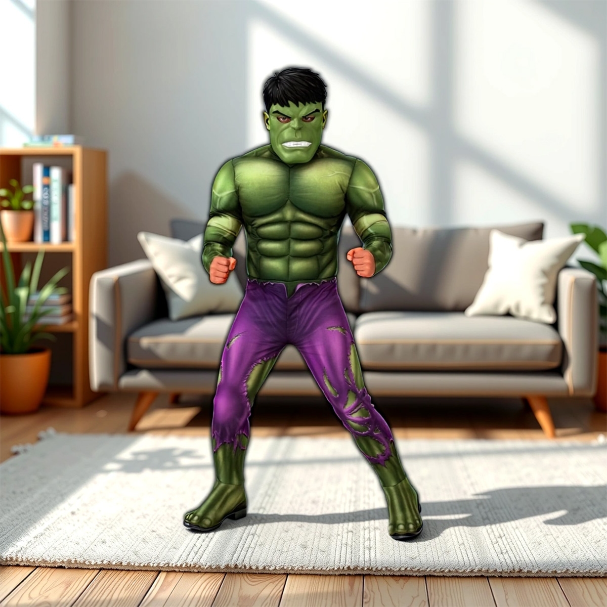 Rubies Hulk Deluxe Child Costume Boys, 8-10 Years