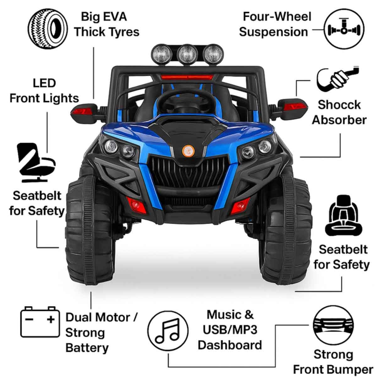 أوربان توتس جيب ركوب قابلة للشحن 2188 للجنسين، 5-7 سنوات