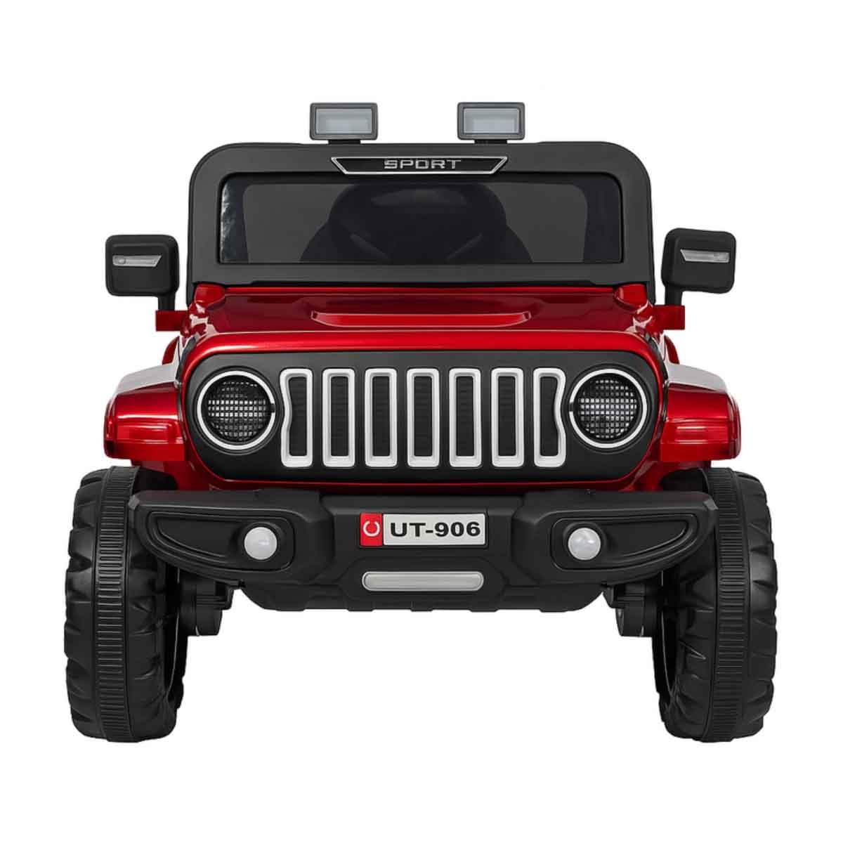 Urban Tots 908 Battery Operated 15000 RPM Steering Motor 7000 RPM Ride-On Jeep Unisex, 5-7 Years