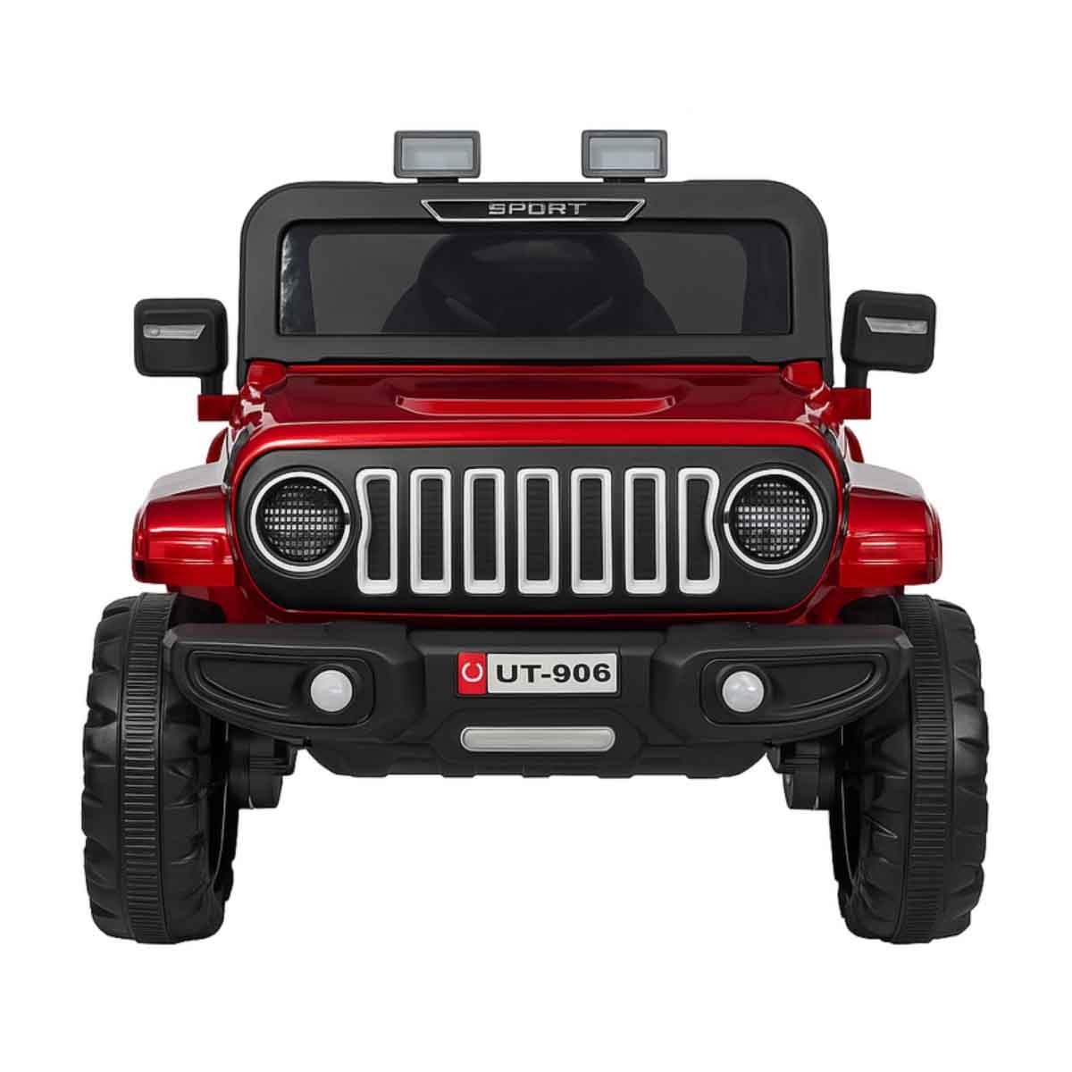 Urban Tots 908 Battery Operated 15000 RPM Steering Motor 7000 RPM Ride-On Jeep Unisex, 5-7 Years
