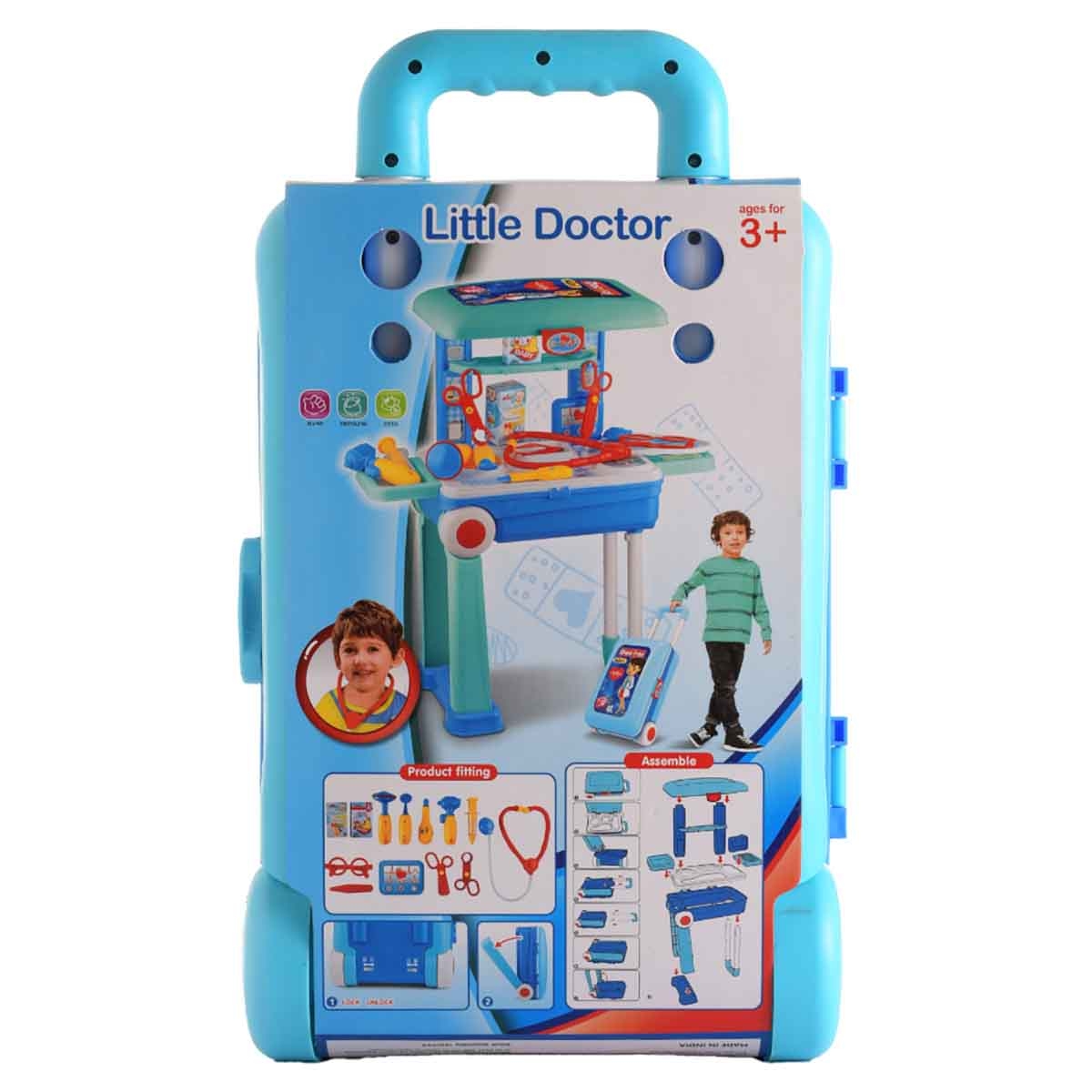 Urban Tots Big Trolley Comprehensive Doctor Set Unisex, 3-4 Years