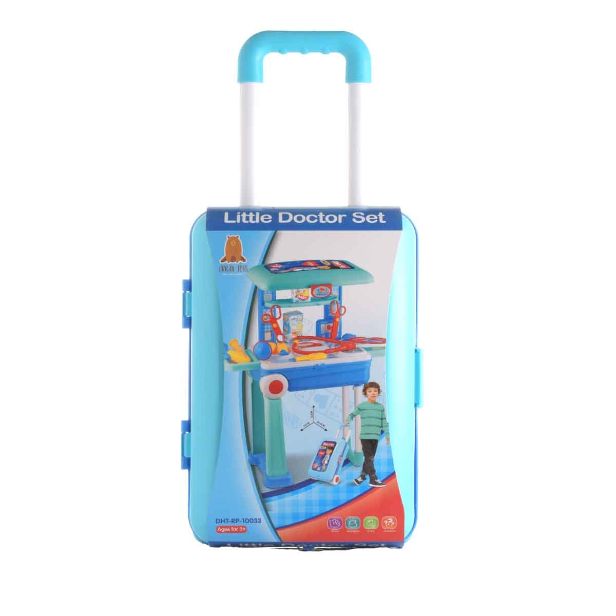 Urban Tots Big Trolley Comprehensive Doctor Set Unisex, 3-4 Years