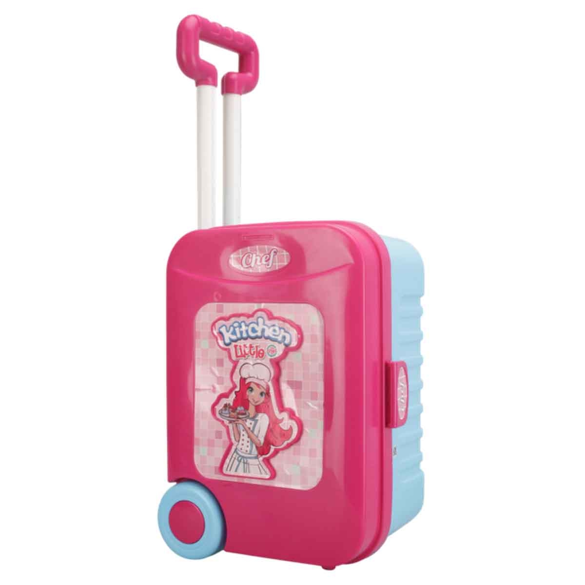 Urban Tots Big Trolley Realistic Kitchen Role-Play Set Girls, 3-4 Years