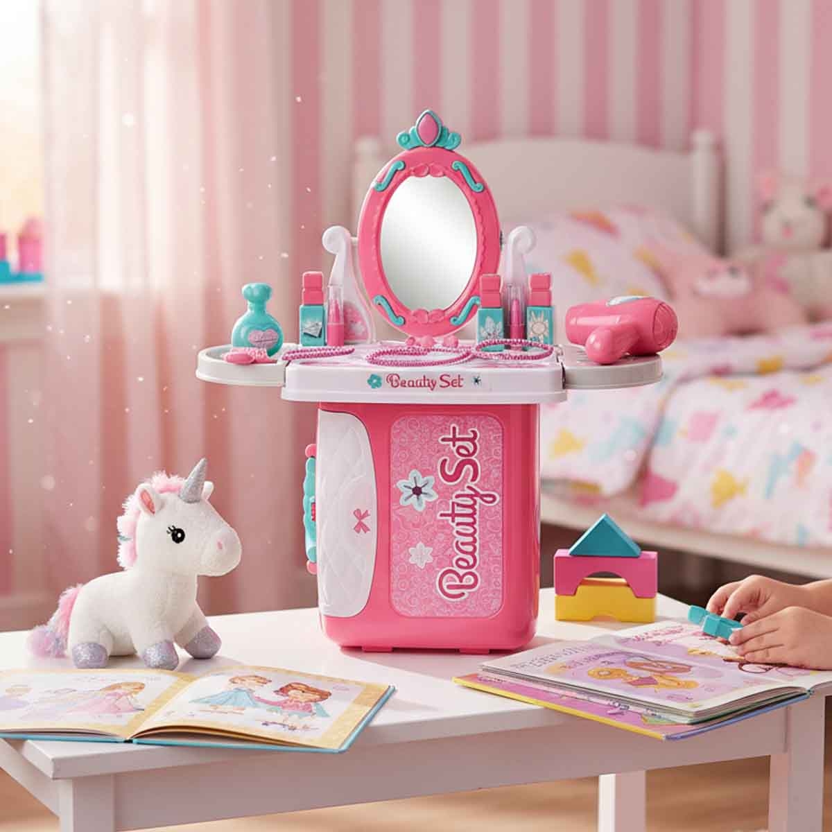 أوربان توتس حقيبة صالون تجميل للبنات، 3-4 سنوات