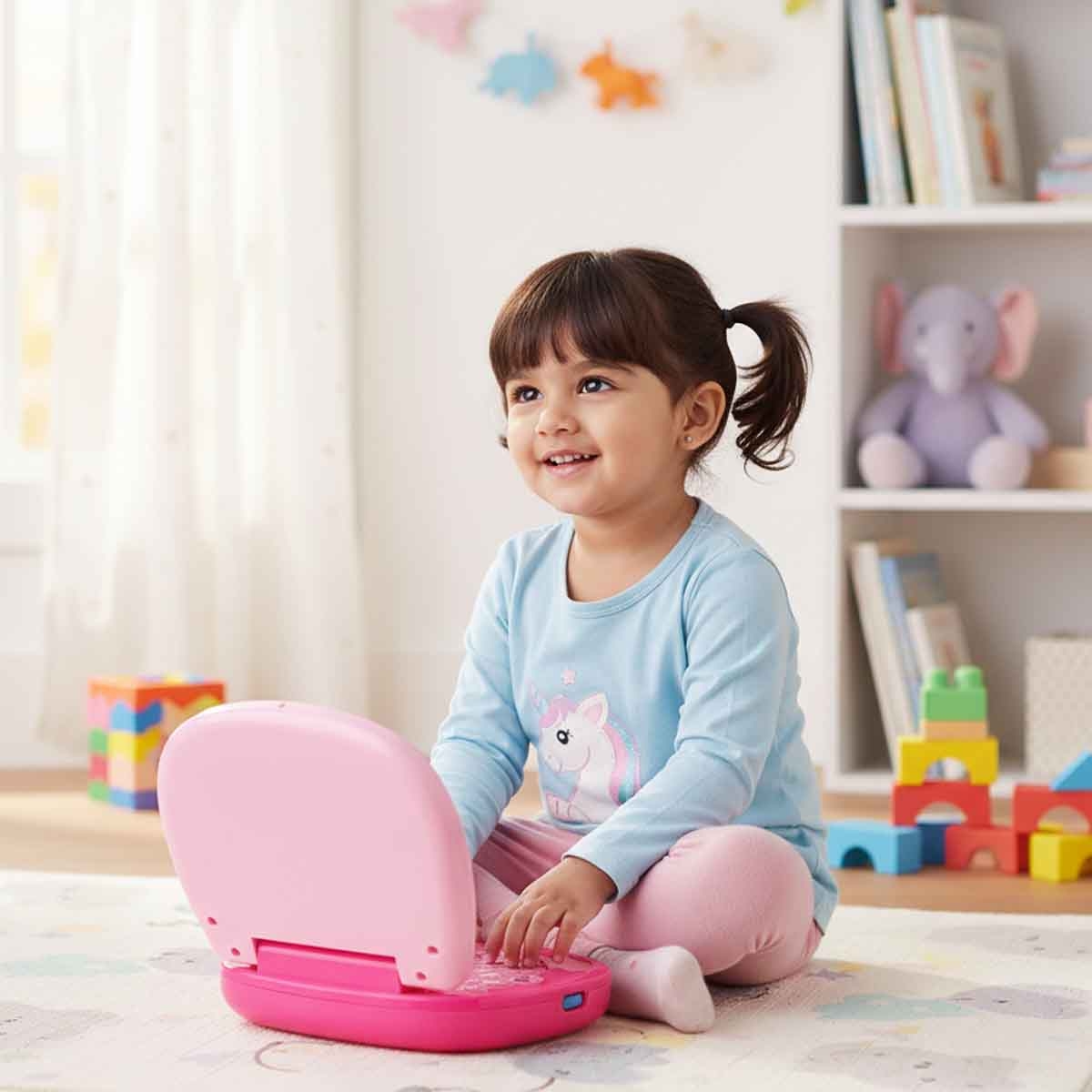 Urban Tots Letters Numbers Animals Music & More Educational Laptop Unisex, 3-4 Years