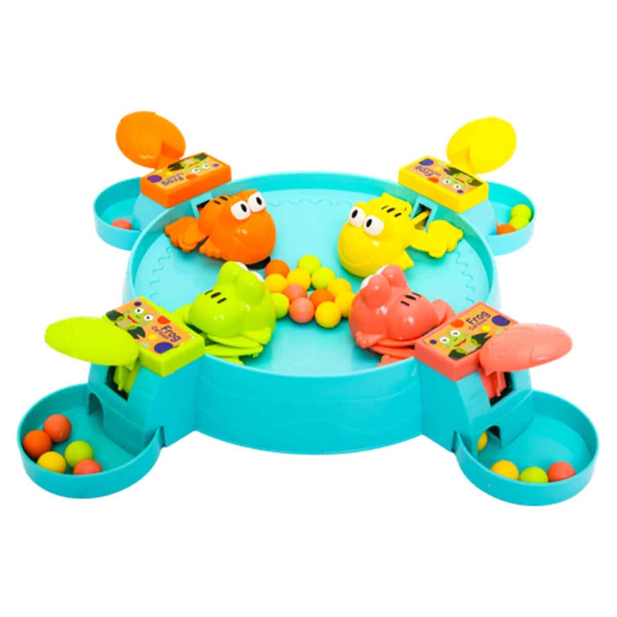Urban Tots Hungry Frog Classic 4-Player Intelligent Puzzle Game Unisex, 3-4 Years