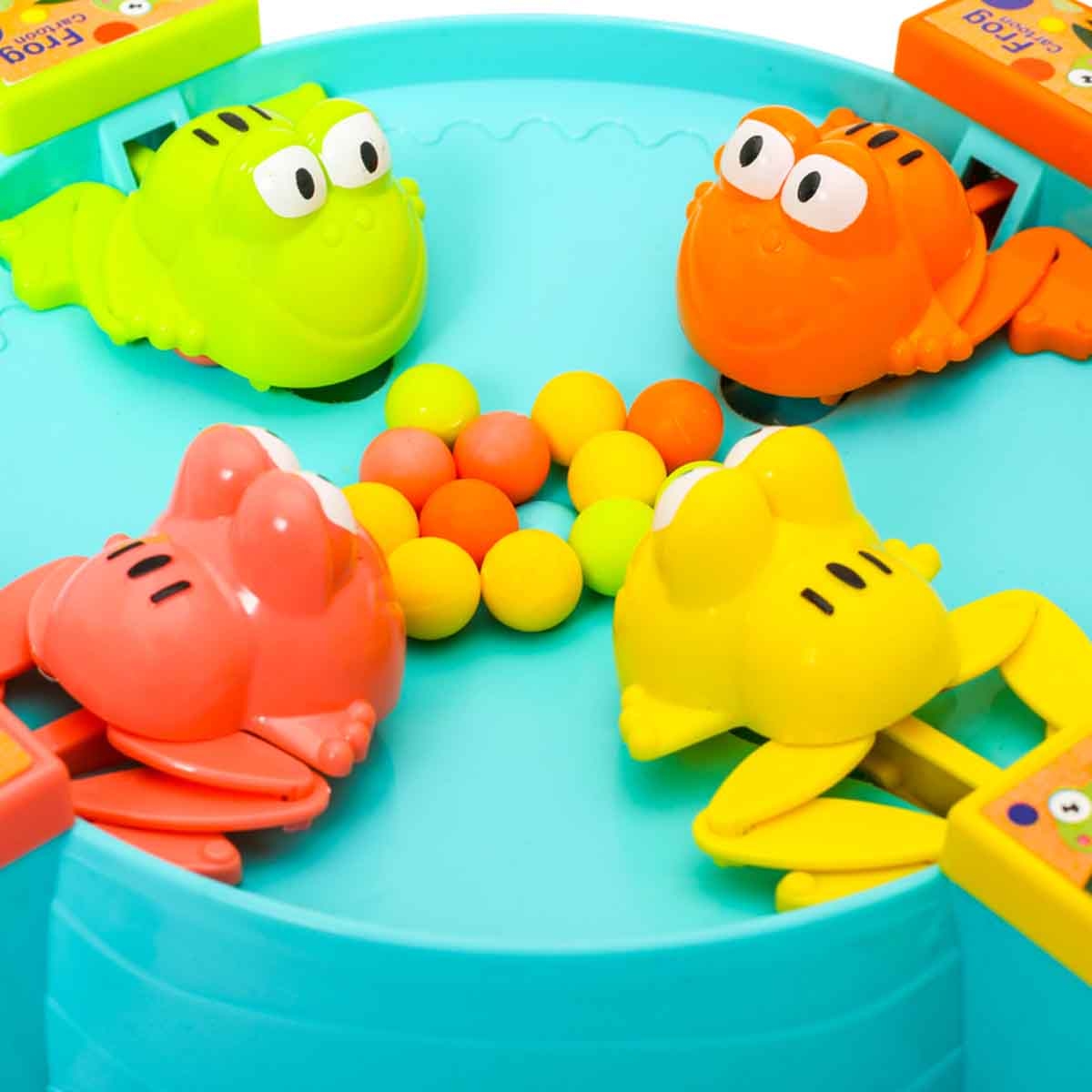 Urban Tots Hungry Frog Classic 4-Player Intelligent Puzzle Game Unisex, 3-4 Years