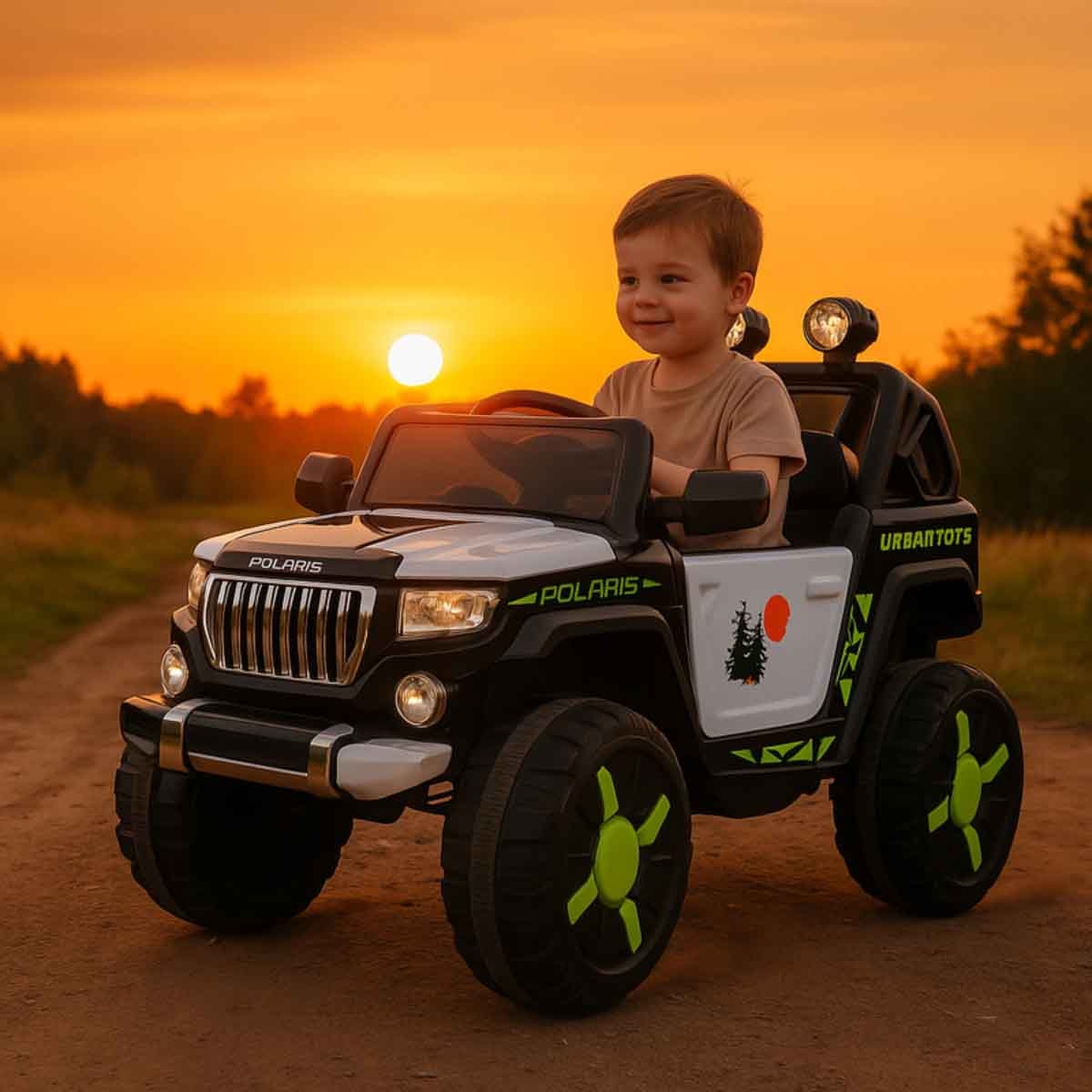 أوربان توتس جيب بولاريس بمحرك توجيه للركوب للجنسين، 5-7 سنوات