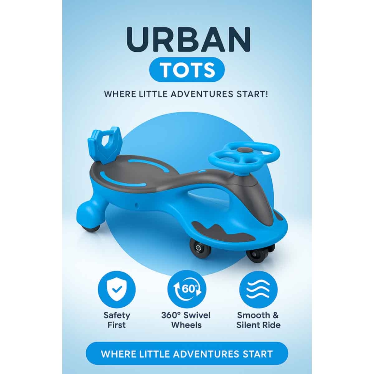 أوربان توتس سيارة ركوب سونغ بريميوم رايدر للجنسين، 5-7 سنوات