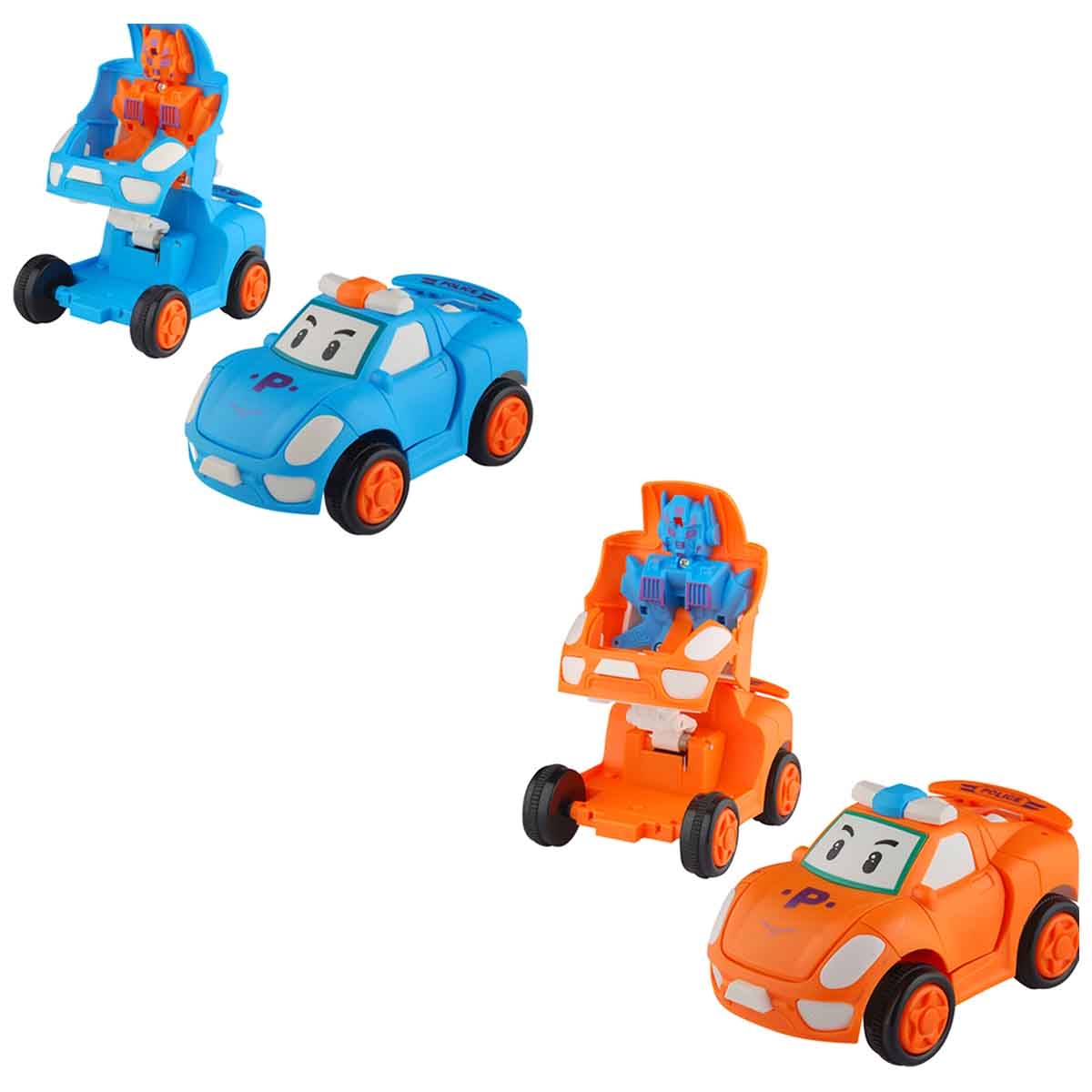 Urban Tots Push & Go Mini Assorted Transformer Robot Car Unisex, 3-4 Years
