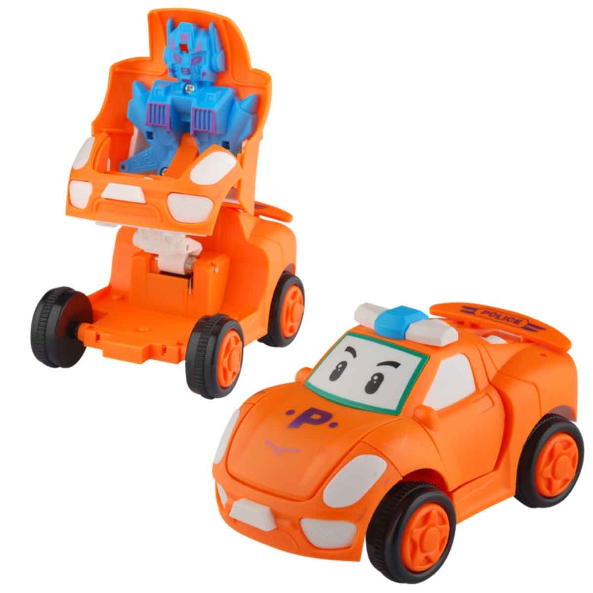 Urban Tots Push & Go Mini Assorted Transformer Robot Car Unisex, 3-4 Years
