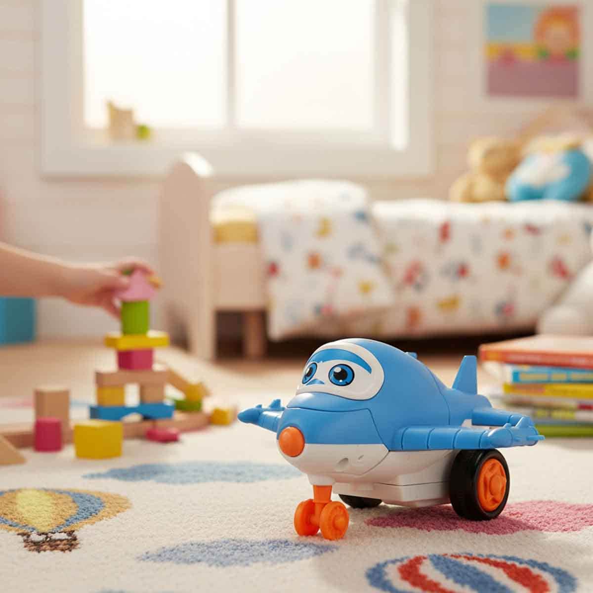 Urban Tots 2-in-1 Transformer Robot & Plane Toy Unisex, 3-4 Years