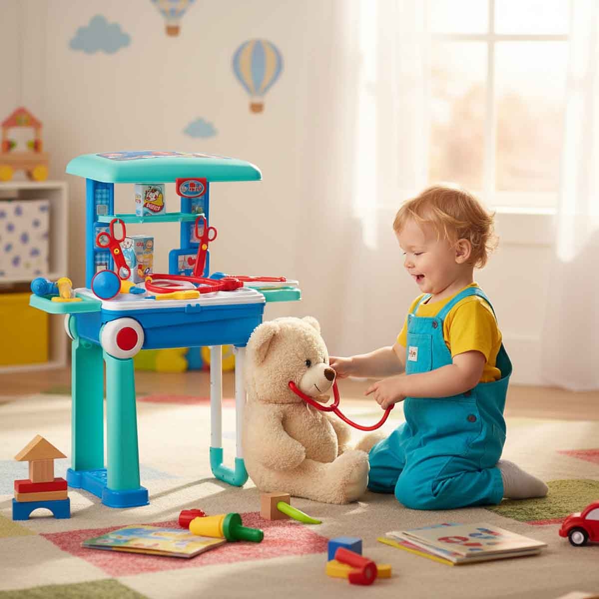 Urban Tots Trolley Comprehensive Doctor Set Unisex, 3-4 Years