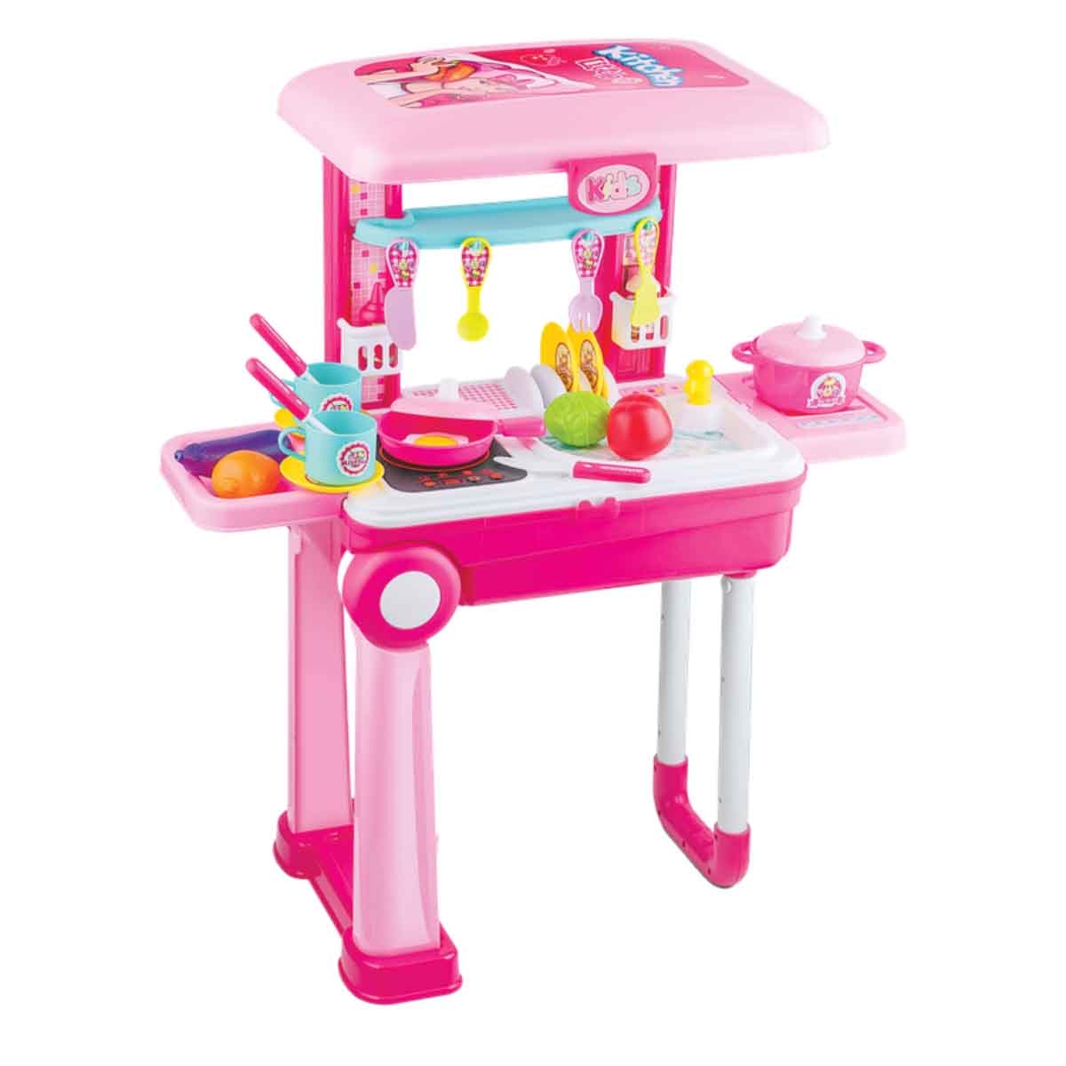 Urban Tots Realistic Trolley Kitchen Role-Play Set Girls, 3-4 Years