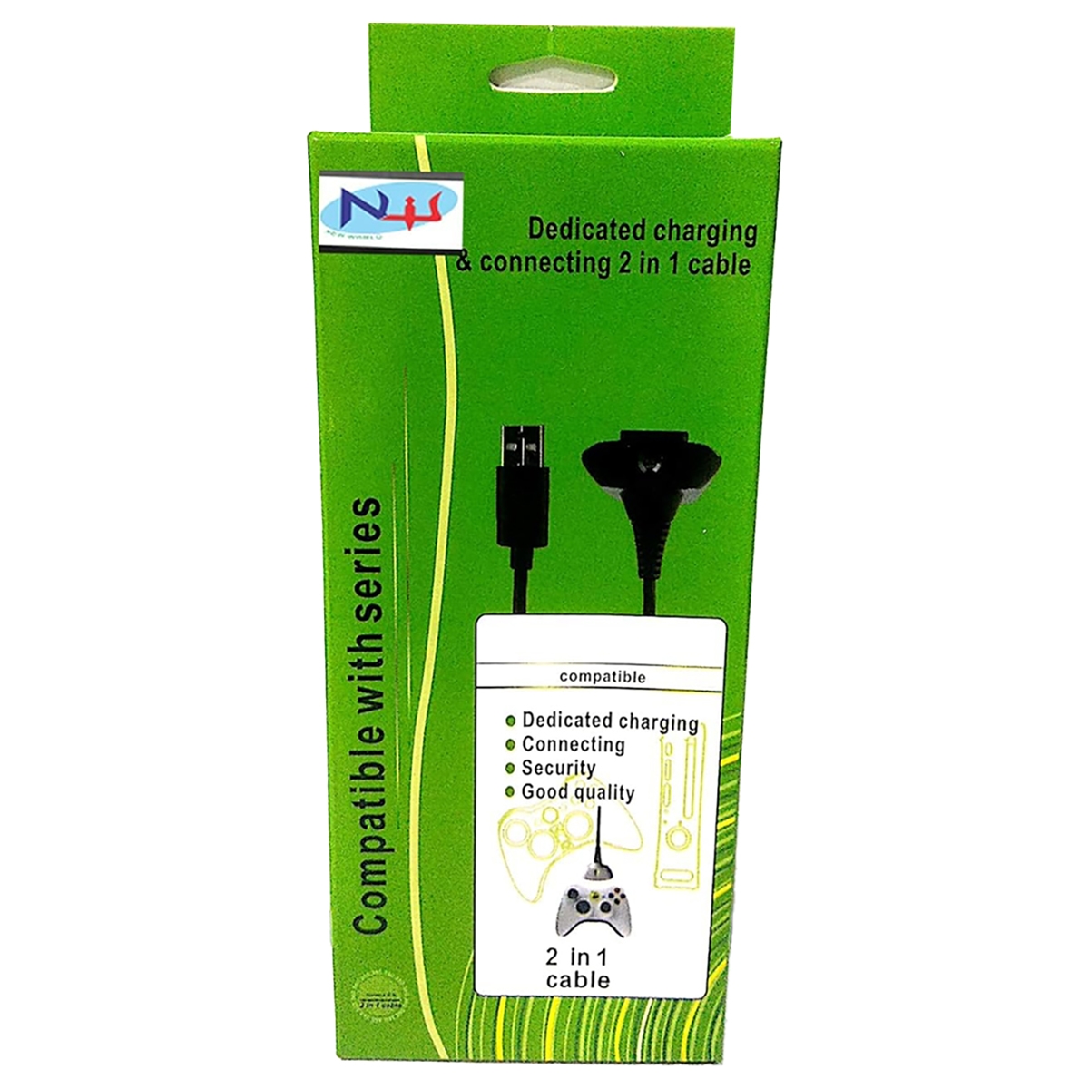 USB Charging Cable for Xbox 360 Wireless Controller