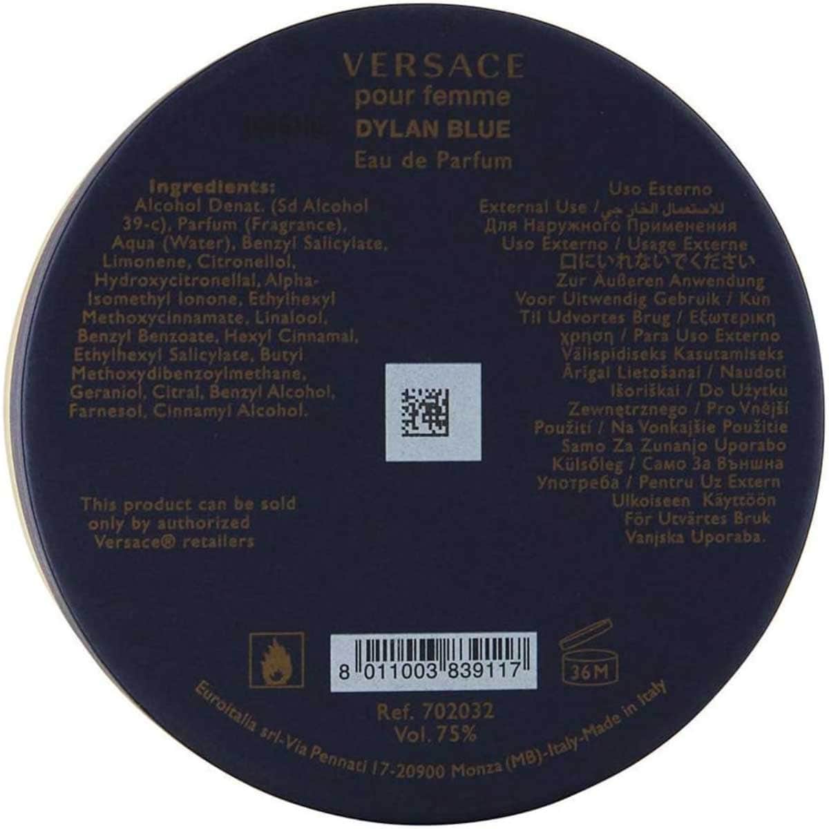 Versace Dylan Blue Eau De Parfum for Women