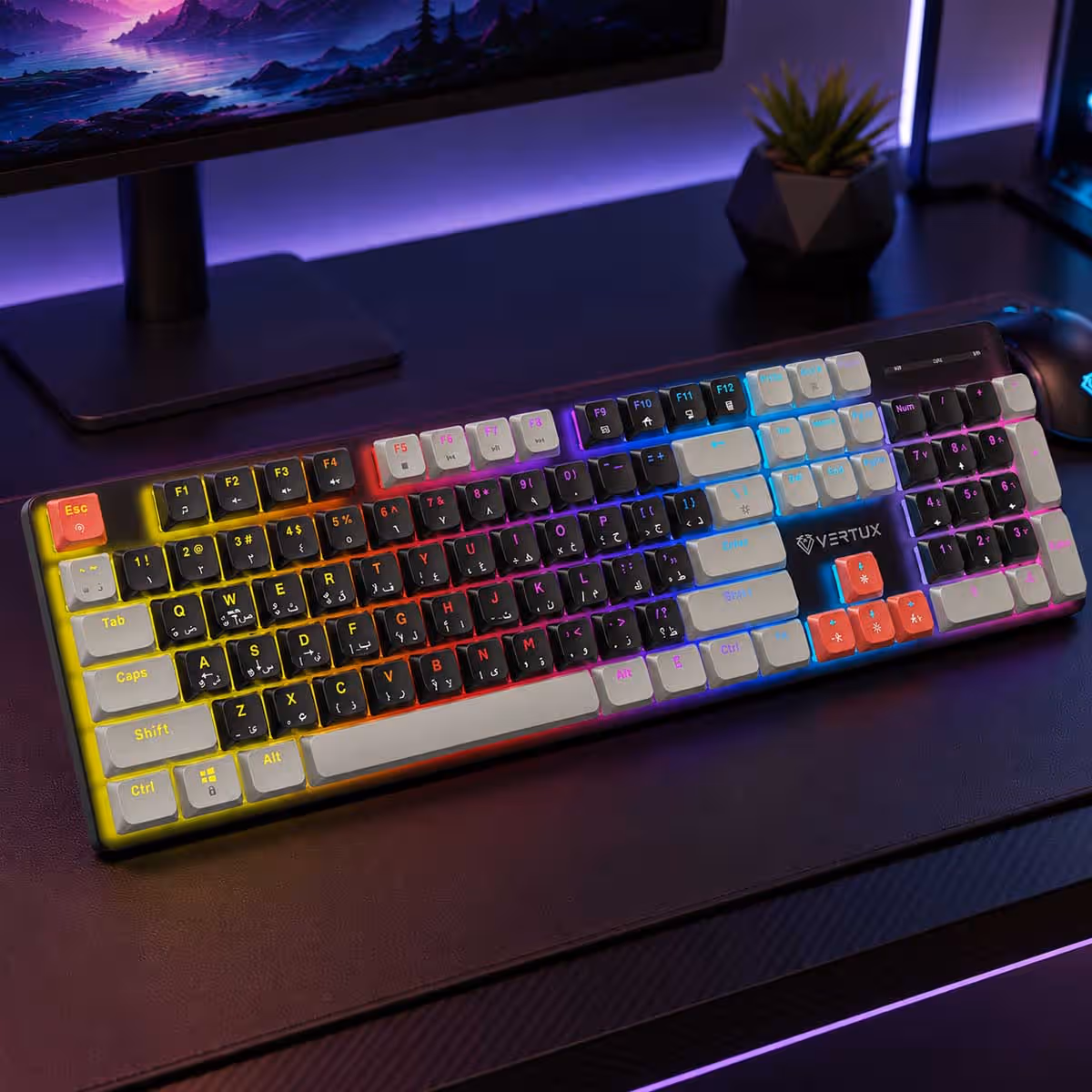Vertux Full-Size Mechanical Wireless Gaming Keyboard